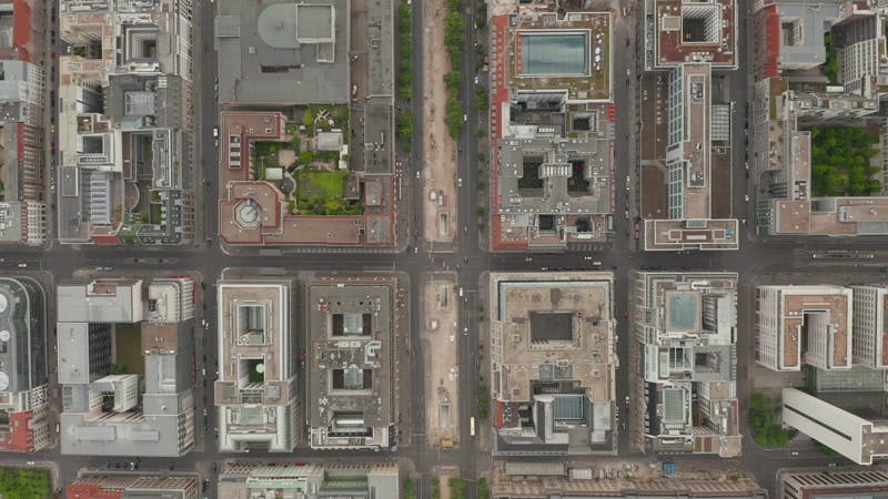 town-streets-buildings-aerial