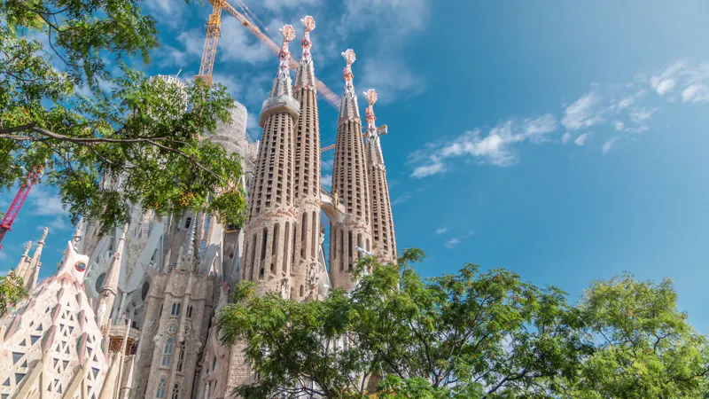 Spain, Barcelona, Hyperlapse, Building by Hyperlapse Pro – Stock ...