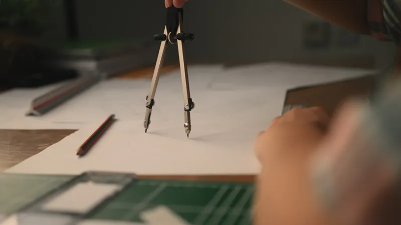 Compass, Working, Architect, Desk by Ami Bornstein – Stock Footage ...