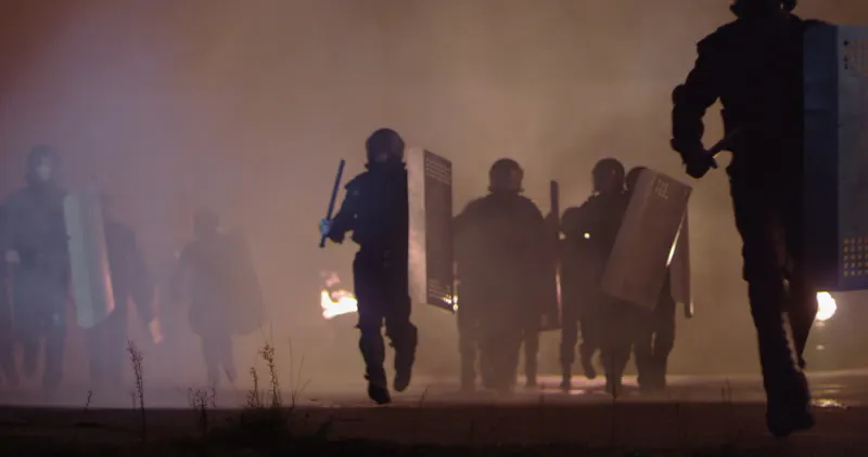 Smoke, Chaos, Protest, Confrontation by LACOFILMS – Stock Footage | Artlist
