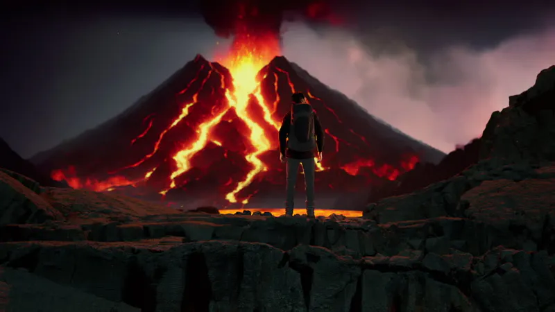 Eruption, Aftermath, Disaster, Adventure by Clever Stock Studio – Stock ...