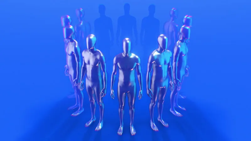 3d, Figures, Faceless, Dark by Pixel DNA – Stock Footage | Artlist