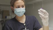 Cure Vaccine Hospital Covd 19 By Mads Bo Kristensen Stock Footage 