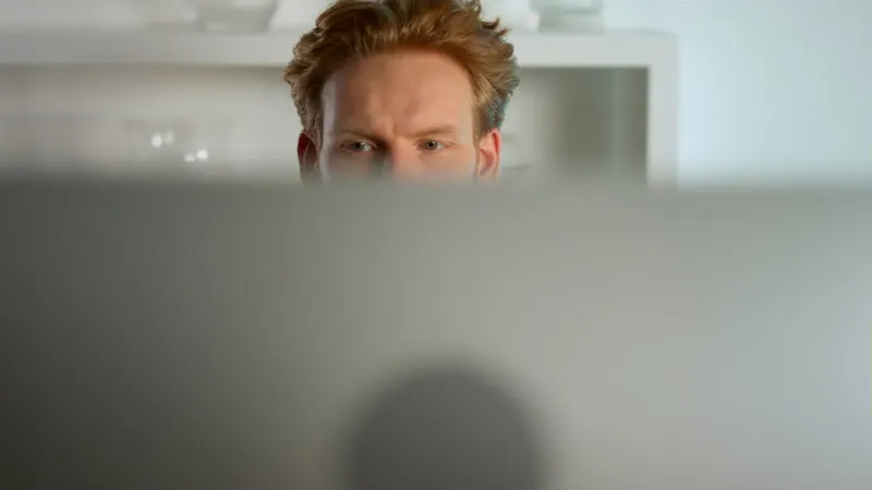 Thinking, Concentrating, Computer Screen, Looking by Stockbusters ...