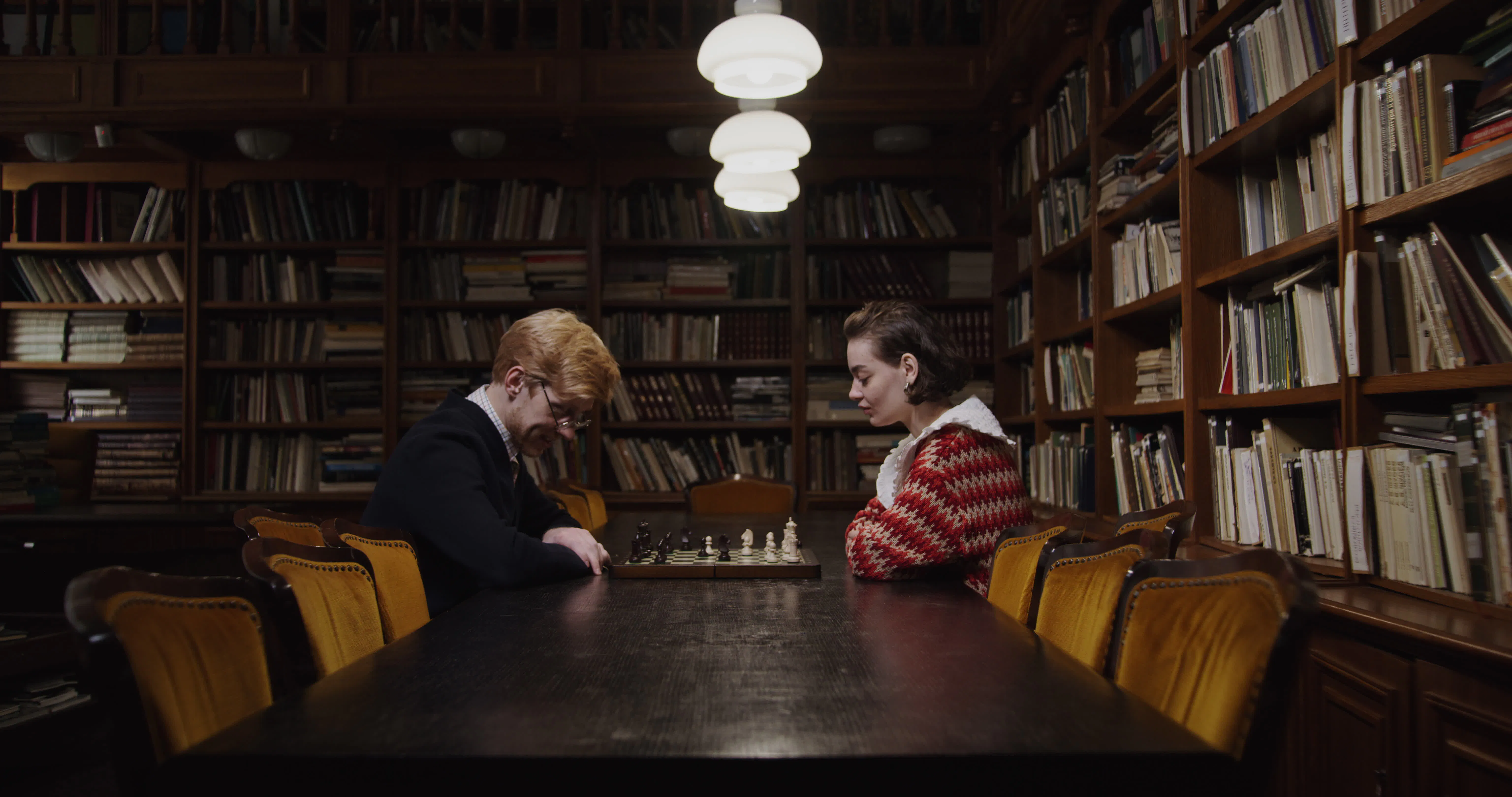Discover chess-in-the-library, a story-driven footage | Artlist