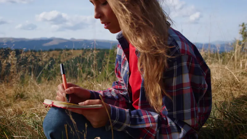Wind, Notebook, Sitting, Drawing by Stockbusters – Stock Footage | Artlist