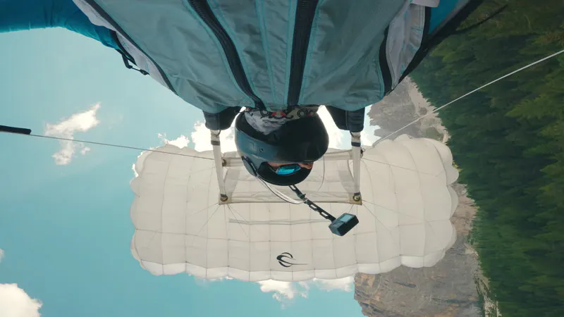 Man, Wingsuit, Flying, Gopro by Peter Salzmann & Scott Paterson – Stock ...