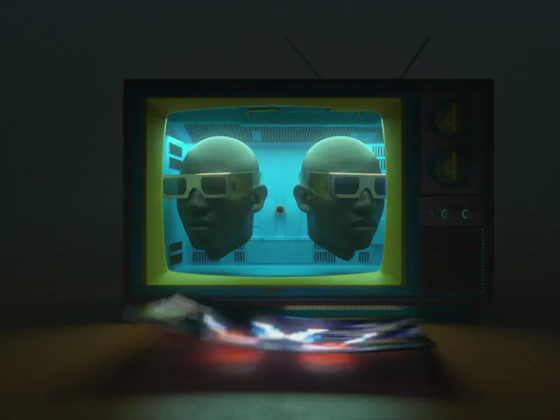 Video Art, Old Tv, Masks, 3d by Jordan Clarke – Stock Footage | Artlist