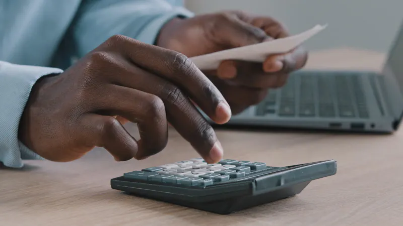 Counting, Sitting, Desk, Laptop Computer by MayaLab – Stock Footage ...