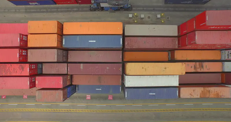 Shipping Containers, Containers, Stacked, Operating by Postandfly ...