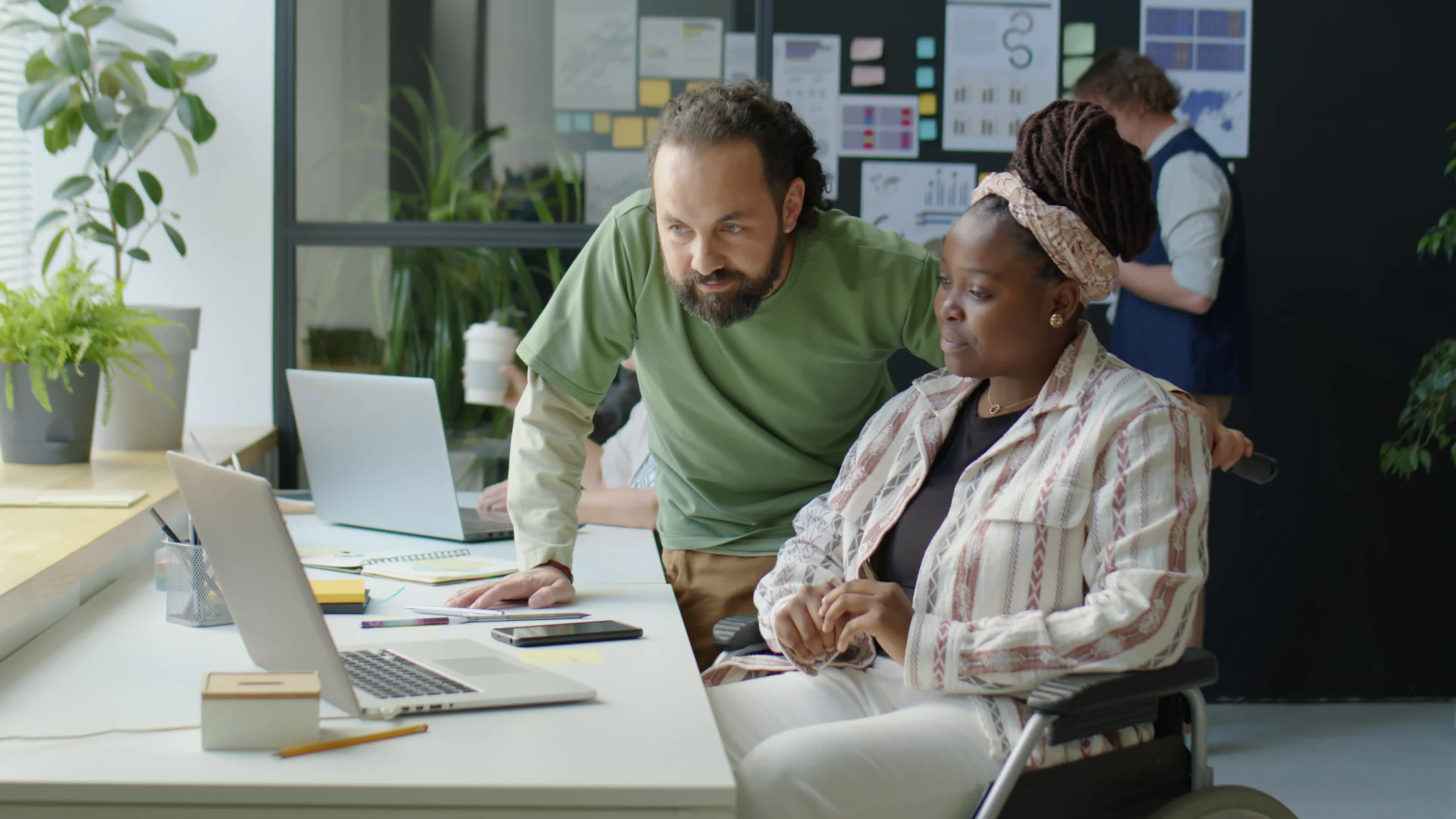 Discover disability-office-workers, a story-driven footage | Artlist