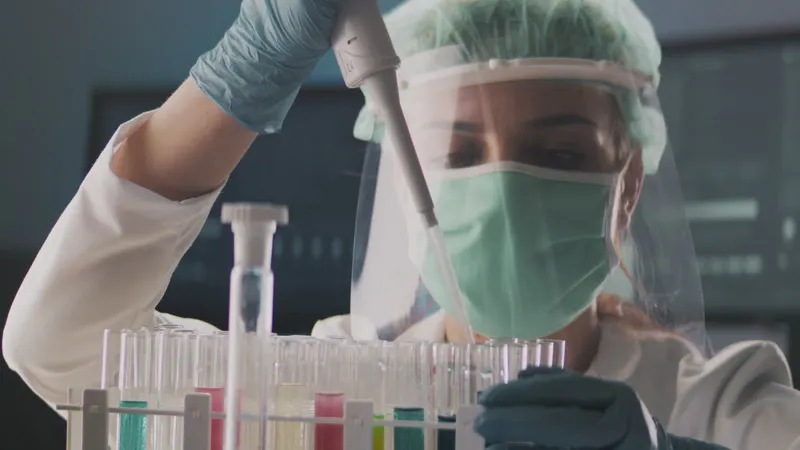 Face Shield, Laboratory Worker, Scientist, Test Tube by Videophilia ...
