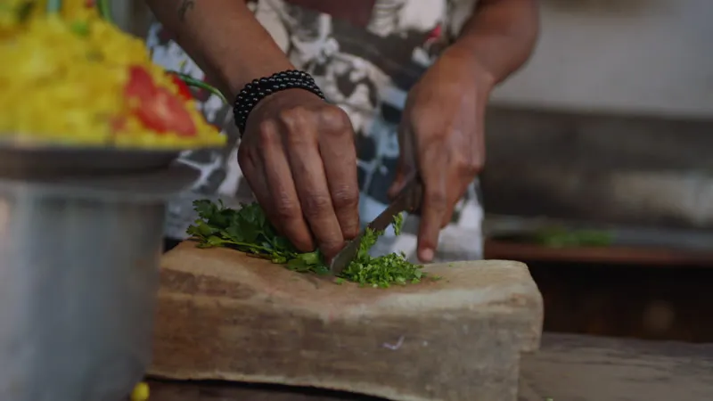 Indian Street Food, Pohay, Cutting, Parsley by 25th FRAME – Stock ...
