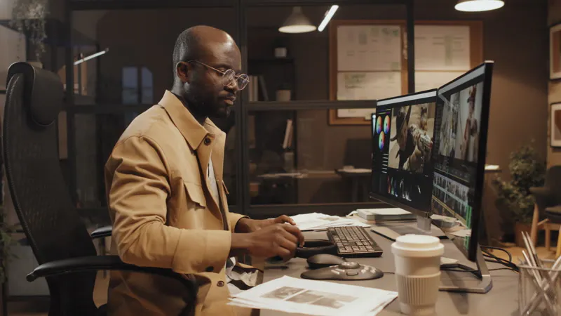 Computer, Media, Editing, Director by Pressmaster – Stock Footage | Artlist