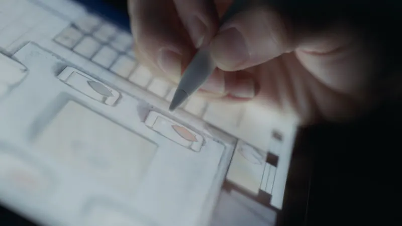 Drafting, Screen, Touchscreen, Digital by Ami Bornstein – Stock Footage ...