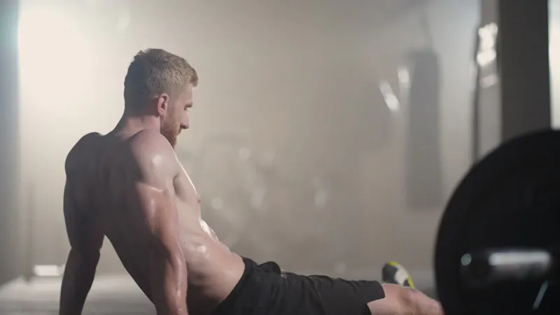 Resting, Crossfit, Muscular, Man by Evgenii Petrunin – Stock Footage ...