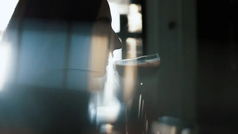 Reflection, Window, Eyes, Drinking by Cinematic Vision – Stock Footage ...