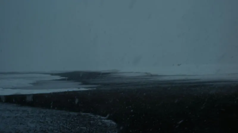 Snowing, Beach, Shore, Ocean by Spencer Frost – Stock Footage | Artlist