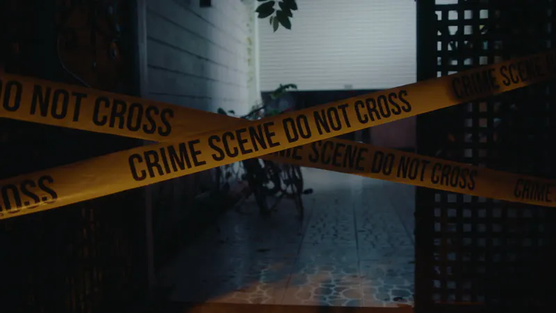 Crime Scene, Building, Stripes, Yellow Tapes by Yuki Film – Stock ...