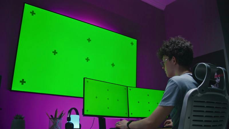 Editor, Screen, Computer, Man by Frame Stock Footage – Stock Footage ...
