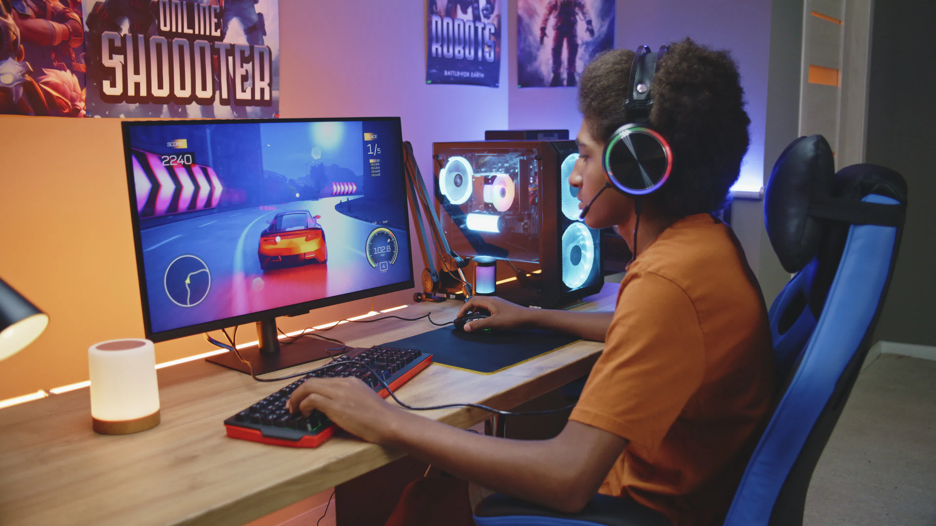 Discover gamer-home, a story-driven footage | Artlist