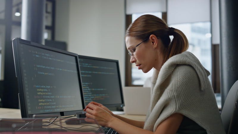 Working, Coding, Code, Typing by Stockbusters – Stock Footage | Artlist