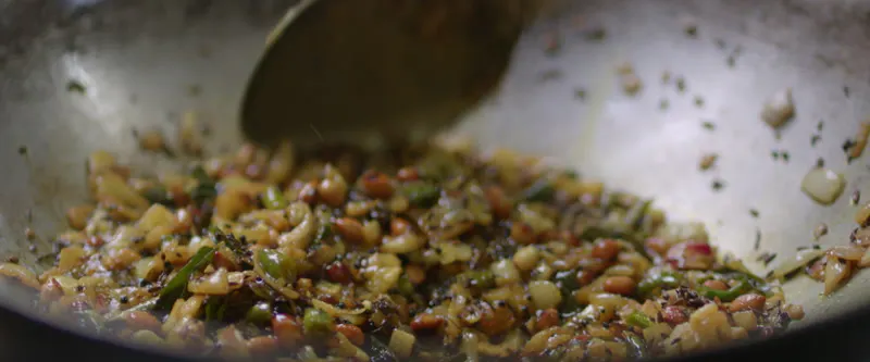 Rice, Cooking, Pohay, Indian Street Food by 25th FRAME – Stock Footage ...