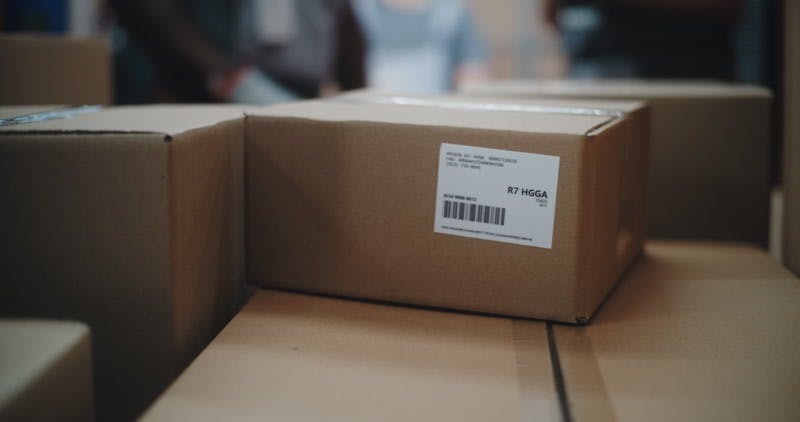 Parcel, Courier, Package, Delivery by Frame Stock Footage – Stock ...