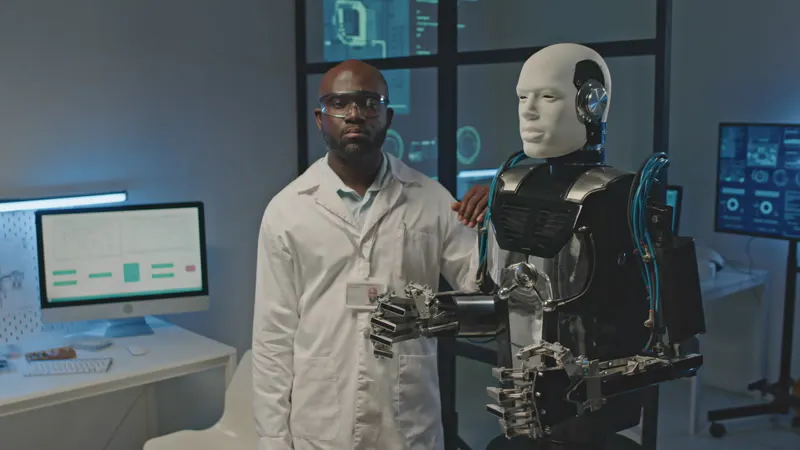 Lab Coat, Computer, Engineer, Innovative by SeventyFour – Stock Footage ...