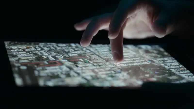 Map, Fingers, 3d Map, Touch Screen by Ami Bornstein – Stock Footage ...