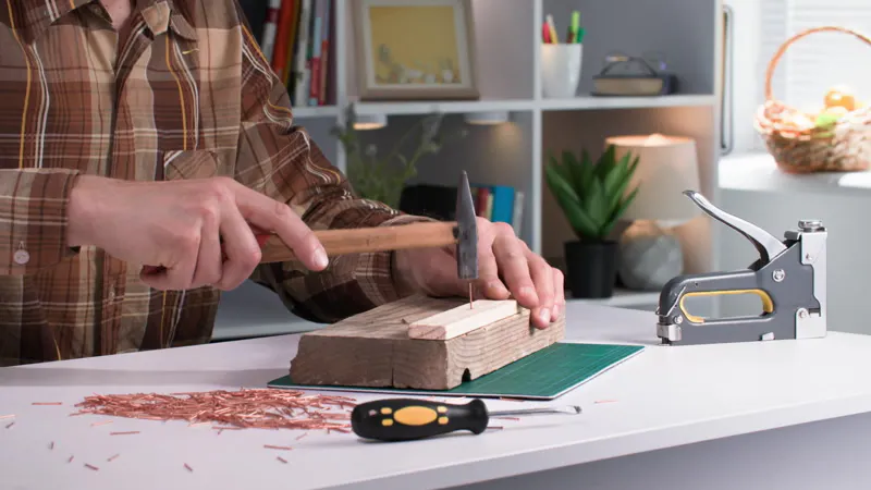 Hammer, Staplegun, Diy, Timber by Oleksandr Ostapchuk – Stock Footage ...