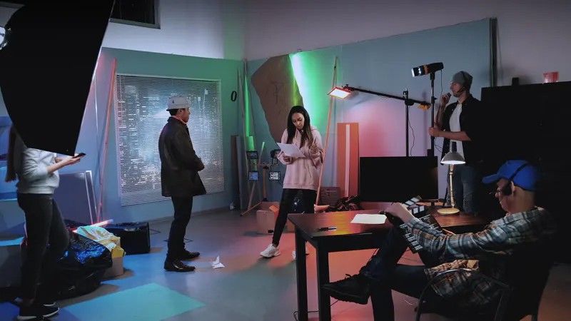 Shooting, Studio, Actor, Lights by Maks Art – Stock Footage | Artlist