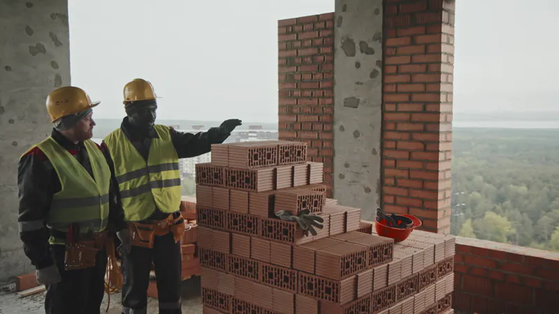 Men, Safety, Inspection, Bricks by Pressmaster – Stock Footage | Artlist