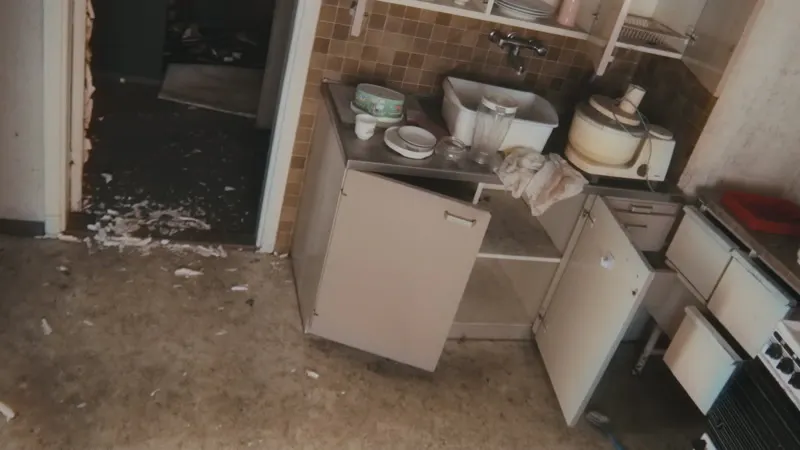 Kitchen, Trashed, Abandoned, Dirty by Teemu Saarinen – Stock Footage ...