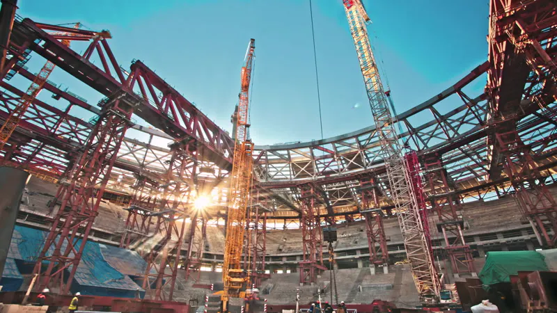 Arena, Construction, Site, Stadium by Timelab Pro – Stock Footage | Artlist