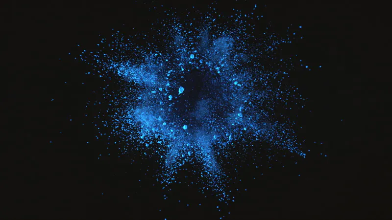 Powder, Dust Explosion, Particles, Colors by Via Films – Stock Footage ...
